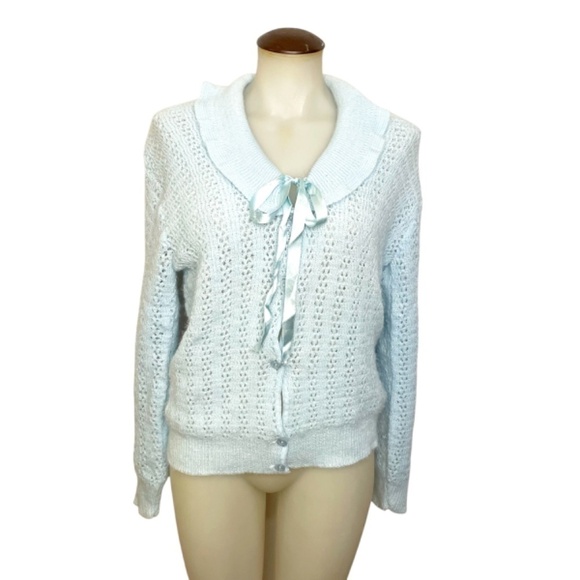 Light Blue Vintage Sweater 🤍 - Picture 1 of 9